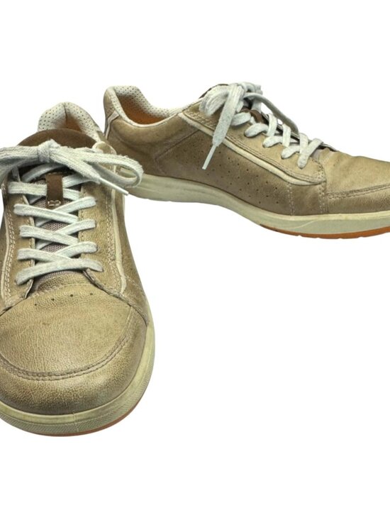 Ecco Leather Comfort Low Top Golf Shoes Sneakers Tan Men\'s Size 43 EU 10 US main image 8